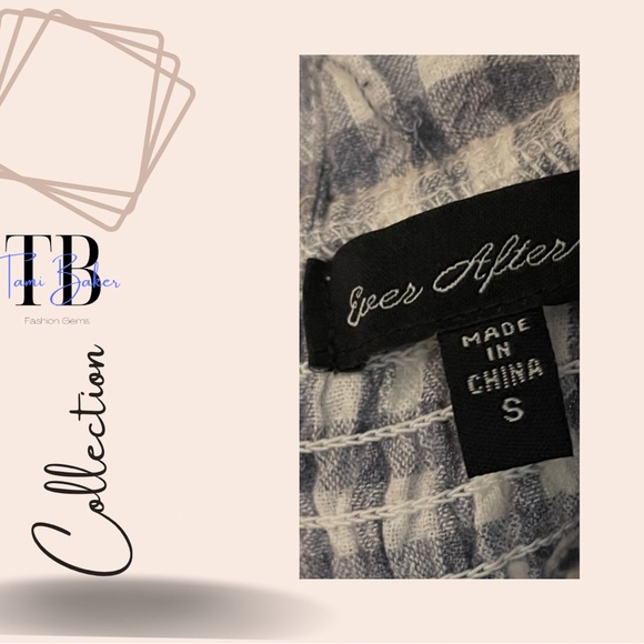 Blue & White Ruffle Dress - Picture 3 of 3